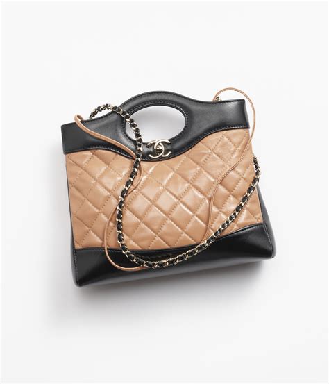 cognac chanel bag|chanel 31 mini shopping bag.